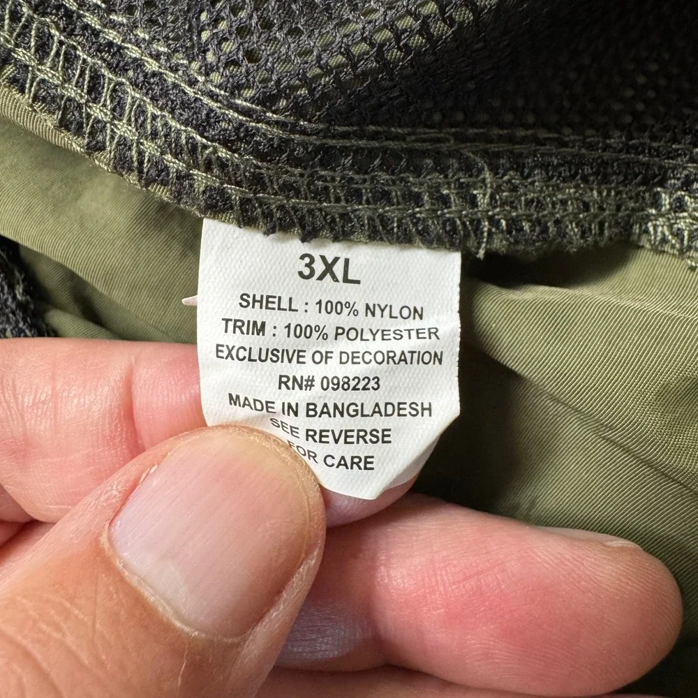 Magellan Outdoors Back Country Pant Mens 3XL Olive Night Fish Gear SGMGMF7000